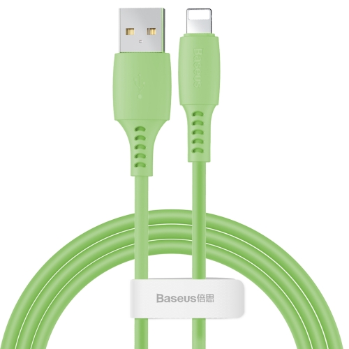 

Baseus Colourful Cable 2.4A Micro USB to 8 Pin, Length: 1.2m(Green)