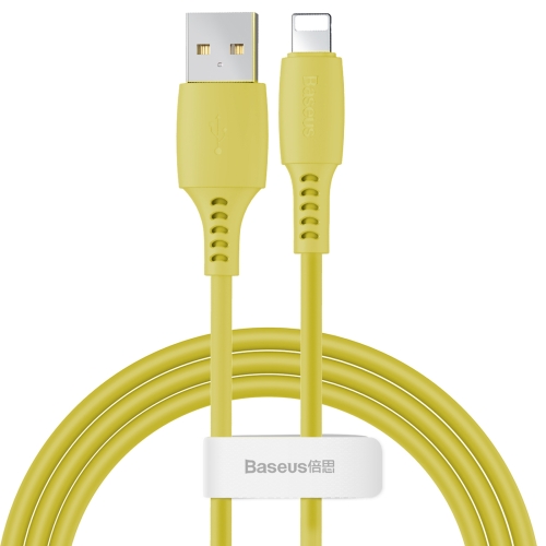 

Baseus Colourful Cable 2.4A Micro USB to 8 Pin, Length: 1.2m(Yellow)