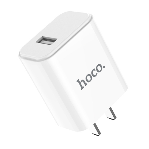 

hoco C61 2.1A Output Single USB Ports Charger Adapter, CN Plug(White)