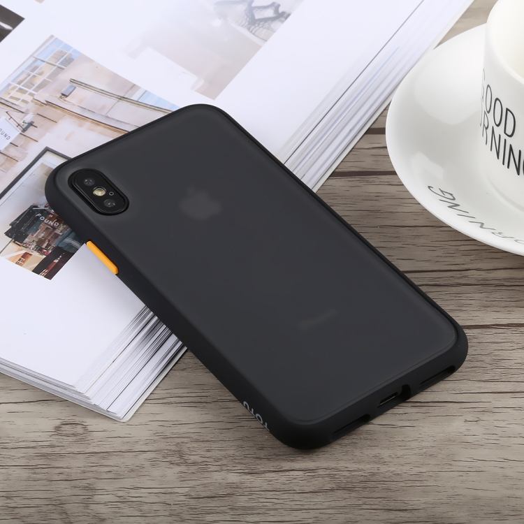 

TOTUDESIGN Gingle Series Shockproof TPU+PC Case for iPhone X / XS (Black)