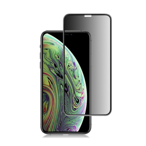 

mocolo 0.33mm 9H 3D Round Edge Privacy Anti-glare Tempered Glass Film for iPhone XS / X (Black)