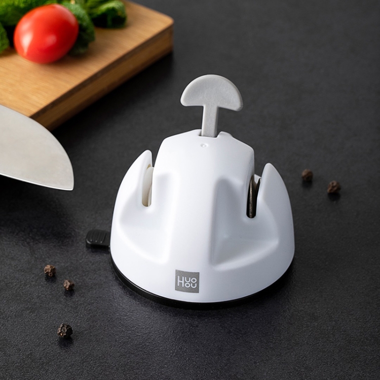 

Original Xiaomi Youpin Huohou Kitchen Mini Double Wheel Knife Sharpener (White)