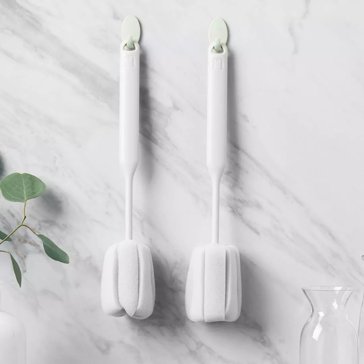 

2PCS Original Xiaomi Youpin Jotun Judi Cup Washing Brush Removable Handle Sponge Cleaning Cup Brush (Grey)