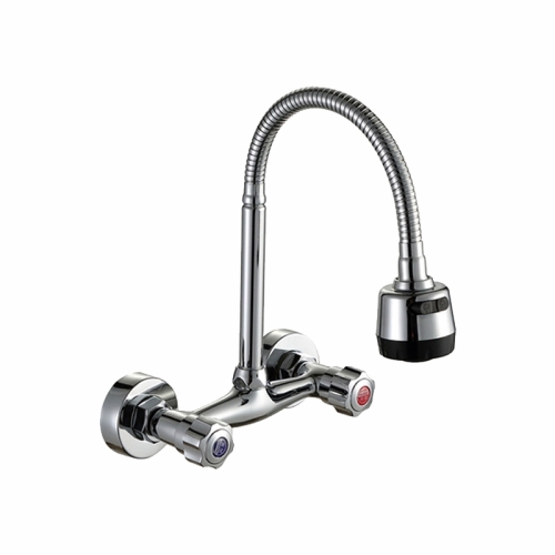

Home Kitchen Bathroom Sink Cold Hot Faucet Mixer Tap, Style: B Alloy Universal Version