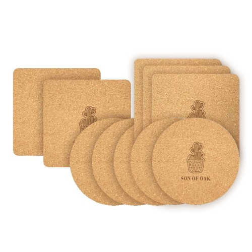 

Original Xiaomi Youpin 10 PCS / Set Natural Cork Thermostatic Kitchen Insulation Cup Pads, Size: 95x95x6mm