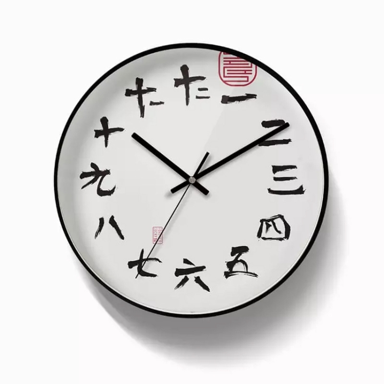 

Original Xiaomi Youpin Jishi Series Wall Clock, Size: 12 inch(Black)
