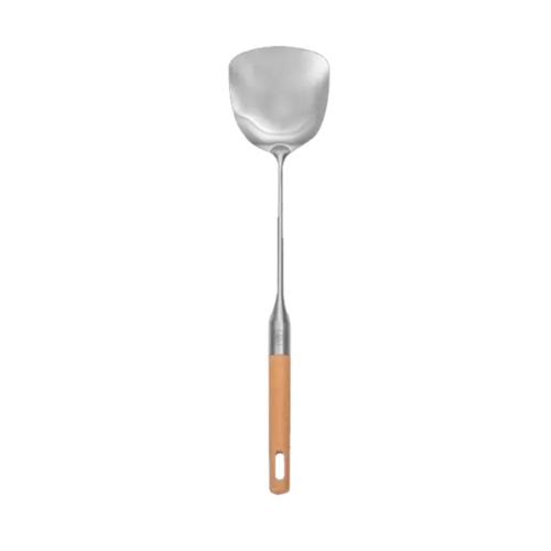 

Original Xiaomi Youpin Beech Handle Stainless Steel Chinese Style Shovel