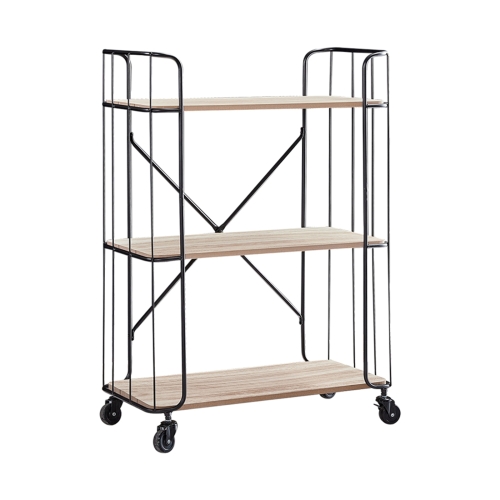 

[US Warehouse] Multi-function Kitchen 3-Tier Utility Cart Rolling Storage Shelf Rack Dining Cart Trolley