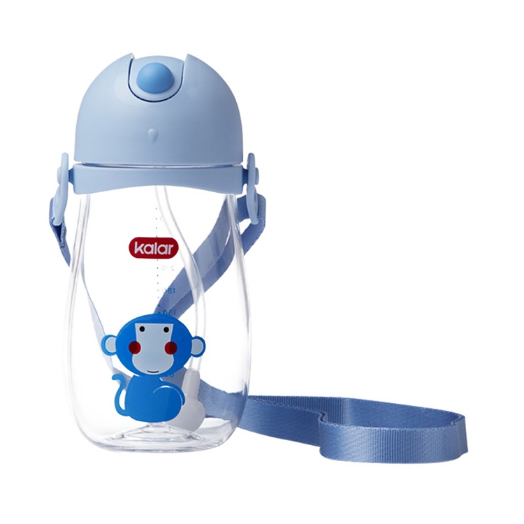 

Original Xiaomi Youpin KL02007 Kalar Baby Gravity Ball Straw Trainer Water Cup, Strap Version (Blue)