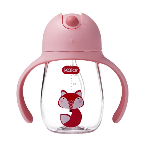 

Original Xiaomi Youpin KL02006 Kalar Baby Gravity Ball Straw Trainer Water Cup, Handle Version(Pink)