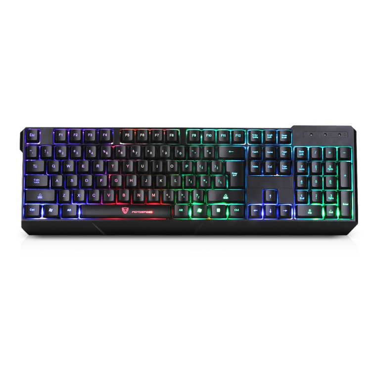

MOTOSPEED K70L Gaming Keyboard USB Wired 7 Color Backlight Ergonomic Design 104 Keys