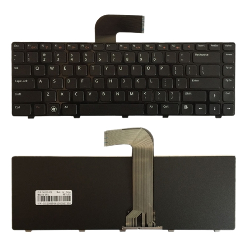 

US Keyboard for DELL Inspiron 14R N4110 M4110 N4050 M4040 N5050 M5050 M5040 N5040 3330 X501LX502L P17S P18 N4120 M4120 L502X (Black)