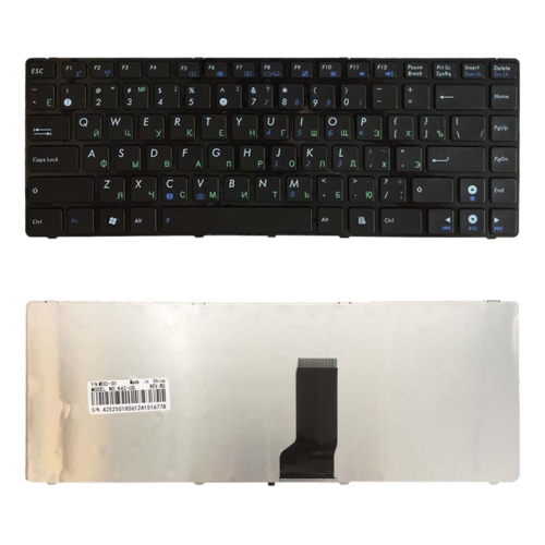 

RU Keyboard for Asus K42J X43 X43B A43S A42 K42 A42J X42J K43S UL30 N42 N43 B43 U41 K43S U35J UL80(Black)