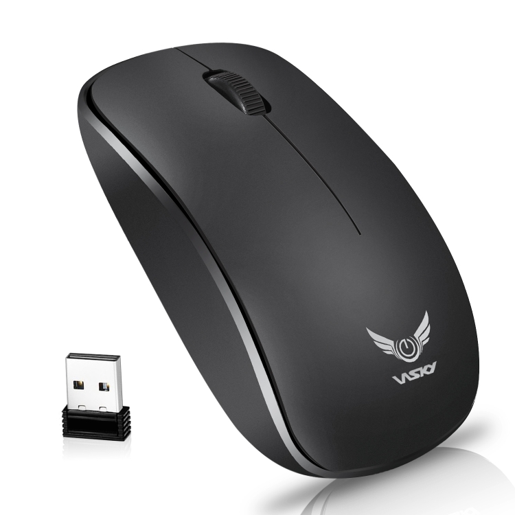 

WSKY T16 2.4GHz Wireless 1600DPI Optical Mouse with Receiver(Black)
