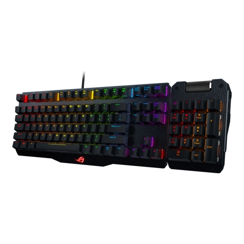 

ASUS Claymore USB 2.0 RGB Backlight Detachable Wired Mechanical Black Switch Gaming Keyboard with Detachable Cable