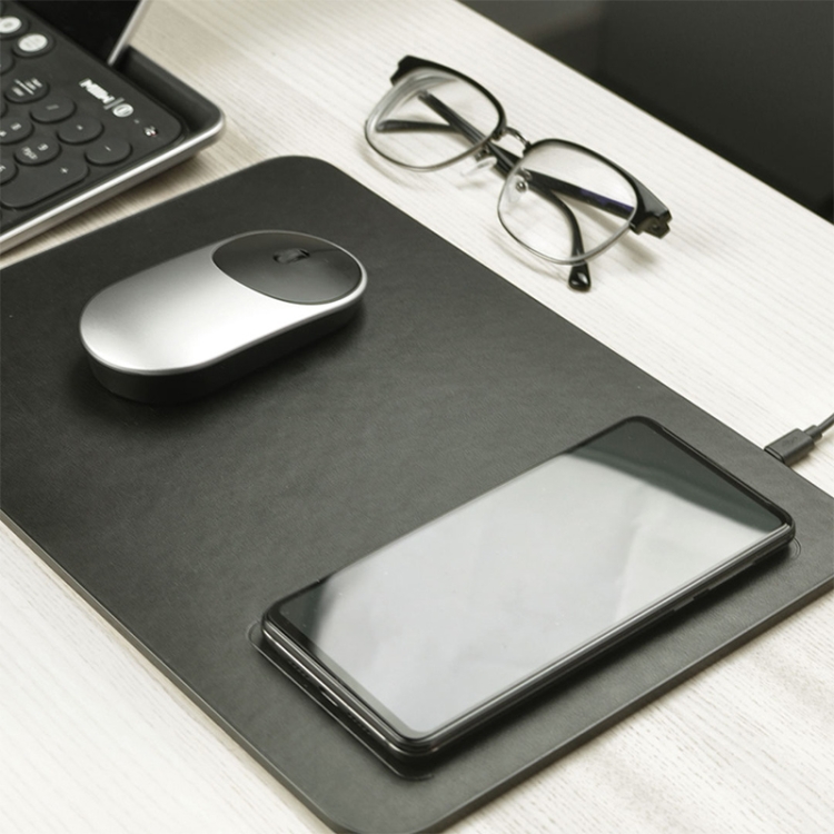 

Xiaomi M07 10W QI Wireless Charging PU Leather Mouse Pad, Support Qi Standard Phones, Size: 300 x 210mm