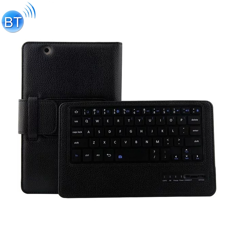 

HW103M Detachable Plastic Bluetooth Keyboard + Litchi Texture PU Leather Protective Cover for Huawei MediaPad M3 8.4 inch, with Bracket (Black)