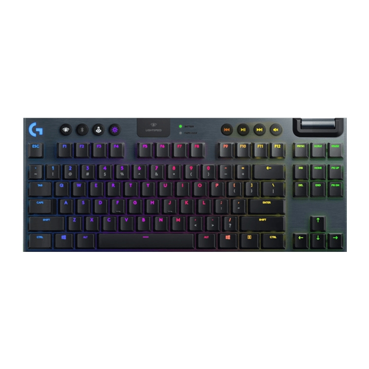 

Logitech G913 TKL Wireless RGB Mechanical Gaming Keyboard (GL-Tactile) (Black)