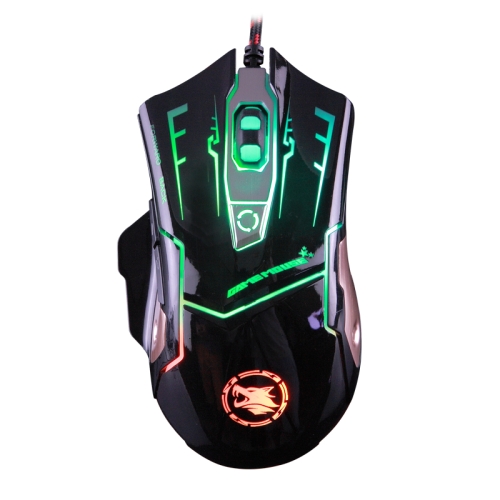 

K-RAY M738 Ergonomics Design Game Backlight USB Wired Mouse(Black)