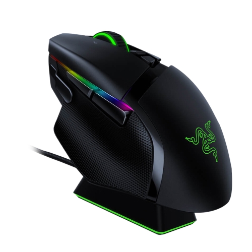 

Razer Basilisk Ultimate 20000 DPI Optical 11-keys Programmable 2.4GHz Wireless + Wired Mouse, Cable Length: 1.8m (Black)