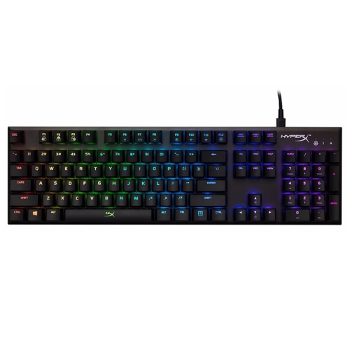 

Kingston HyperX Alloy HX-KB1SS2-US RGB Pro Silver Shaft Mechanical Gaming Keyboard