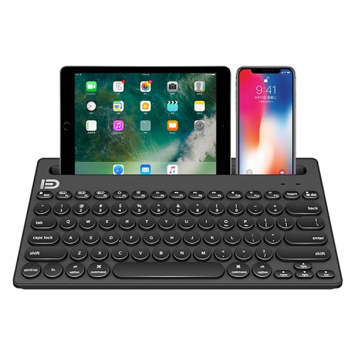 

FOETOR ik3381D Wireless 2.4G + Bluetooth Keyboard(Colorful Pink)