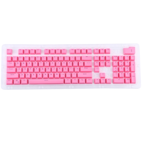 

104 Keys Double Shot PBT Backlit Keycaps for Mechanical Keyboard(Pink)