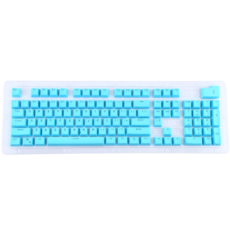 Color : Blue New Bluetooth Orange Wireless Mouse Keyboard Standard Layout Keyboard 104 Keys Double Shot PBT Backlit Keycaps for Mechanical Keyboard