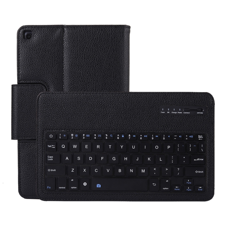 

SA510 Detachable Bluetooth Keyboard + Litchi Texture PU Leather Protective Cover with Holder for Galaxy Tab A 10.1 (2019) T510/T515 (Black)