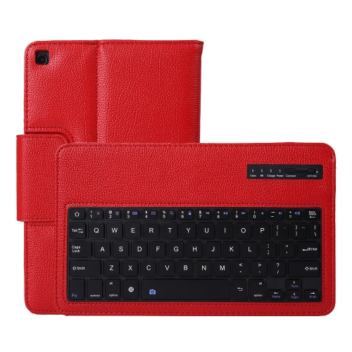 

SA510 Detachable Bluetooth Keyboard + Litchi Texture PU Leather Protective Cover with Holder for Galaxy Tab A 10.1 (2019) T510/T515 (Red)