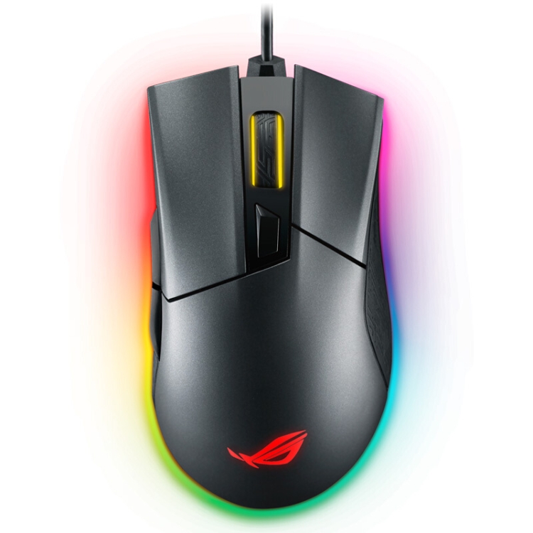 

ASUS Gladius II-P502 7-keys Programmable RGB Llight Wired 12000DPI Adjustable Optical Gaming Mouse with Micro USB Detachable Cable