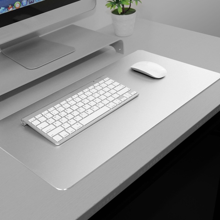 

Aluminum Alloy Thick Metal Leather Non-slip Mat Desk Mouse Pad, Size : Large, 600x300mm
