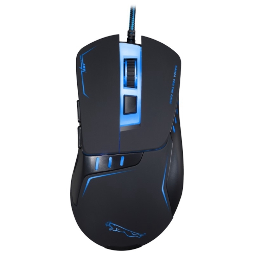 

Chasing Leopard V12 USB 2400DPI Four-speed Adjustable Wired Optical Gaming Mouse with LED Breathing Light, Length: 1.45m(Black)