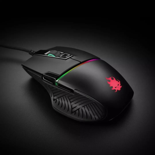 

Original Xiaomi Youpin Y720 Lite Flowing Color Light Effect Professional Gaming Wired Mouse (Black)