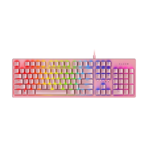 

Razer Huntsman Tournament RGB Lighting Wired Gaming Mechanical Keyboard, Linear Optical Axis (Pink)