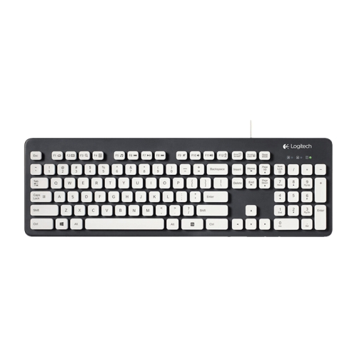 

Logitech K310 USB Washable Wired Keyboard for Windows XP / Vista / 8 / 7 System Computers, with 8 Degree Tilt Bracket