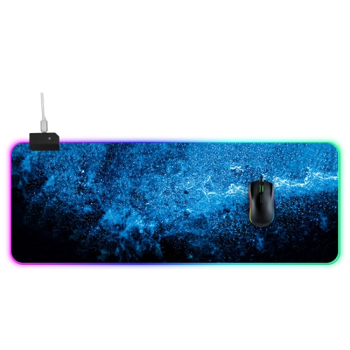 

Computer Blue Illuminated Mouse Pad, Size: 80 x 30 x 0.4cm