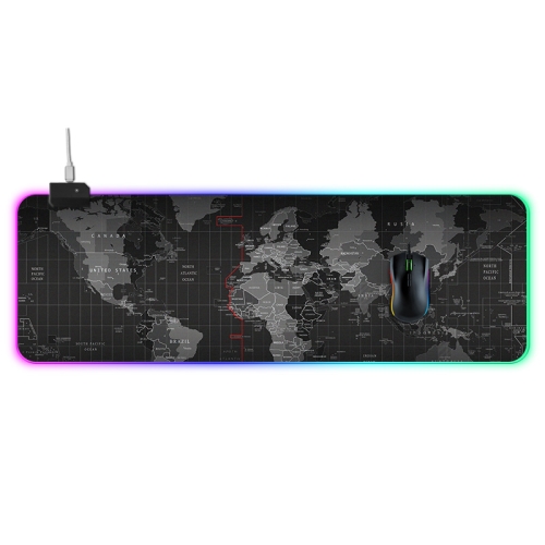 

Computer World Map Pattern Illuminated Mouse Pad, Size: 90 x 30 x 0.4cm
