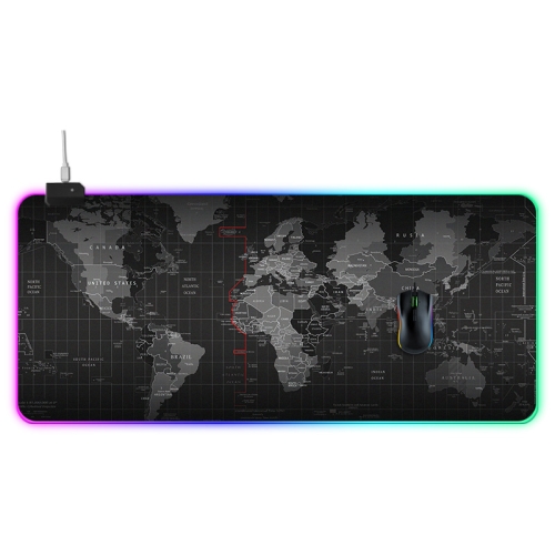 

Computer World Map Pattern Illuminated Mouse Pad, Size: 90 x 40 x 0.4cm