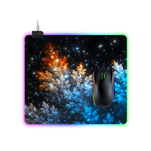 

Computer Starry Sky Pattern Illuminated Mouse Pad, Size: 45 x 40 x 0.4cm
