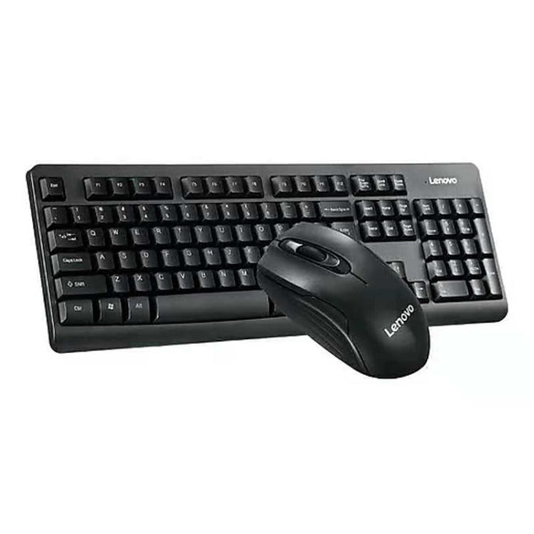 

Lenovo KN101 Simple Wireless Keyboard Mouse Set (Black)