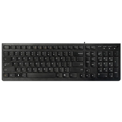 

Lenovo K5819 Office Simple Ultra-thin Wired Keyboard (Black)