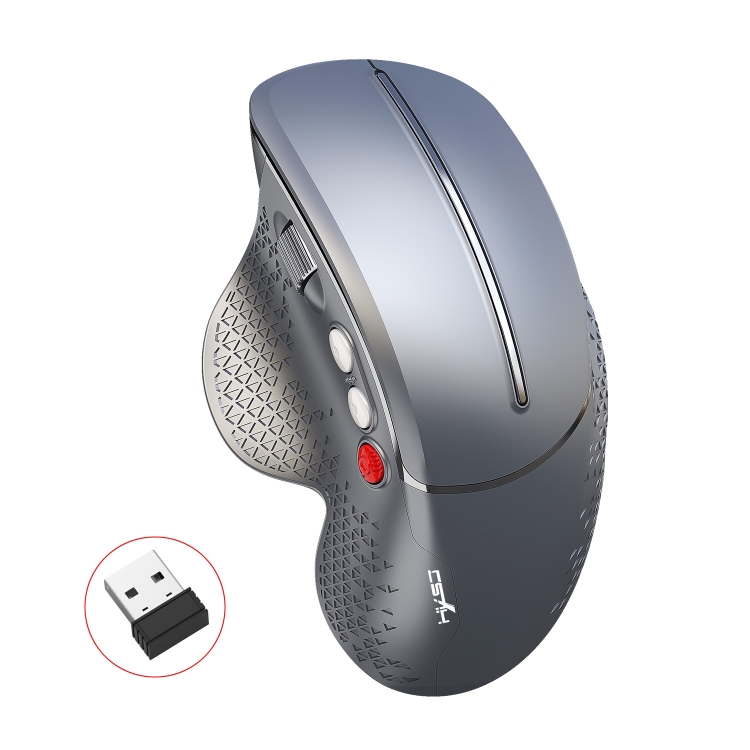

HXSJ T32 Ergonomic Design 2.4G Wireless Vertical Mouse(Silver)