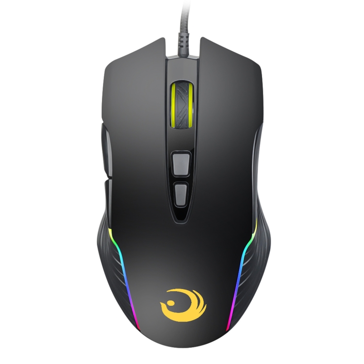 

G30 USB 7-keys RGB Light Wired Optical Gaming Mouse, Cable Length: 1.4m(Black)