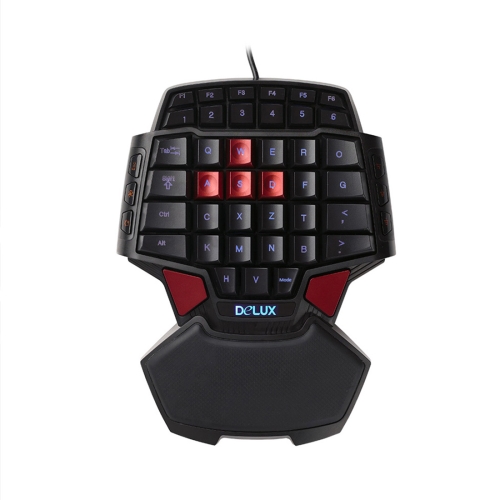 

DELUX T9U Wired Professional Gaming Single Handed Keyboard Ergonomic Keypad