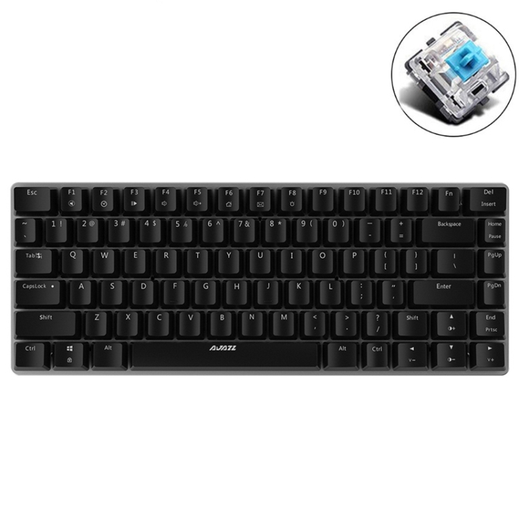 

Ajazz 82 Keys Laptop Computer Gaming Mechanical Keyboard (Black Blue Shaft)