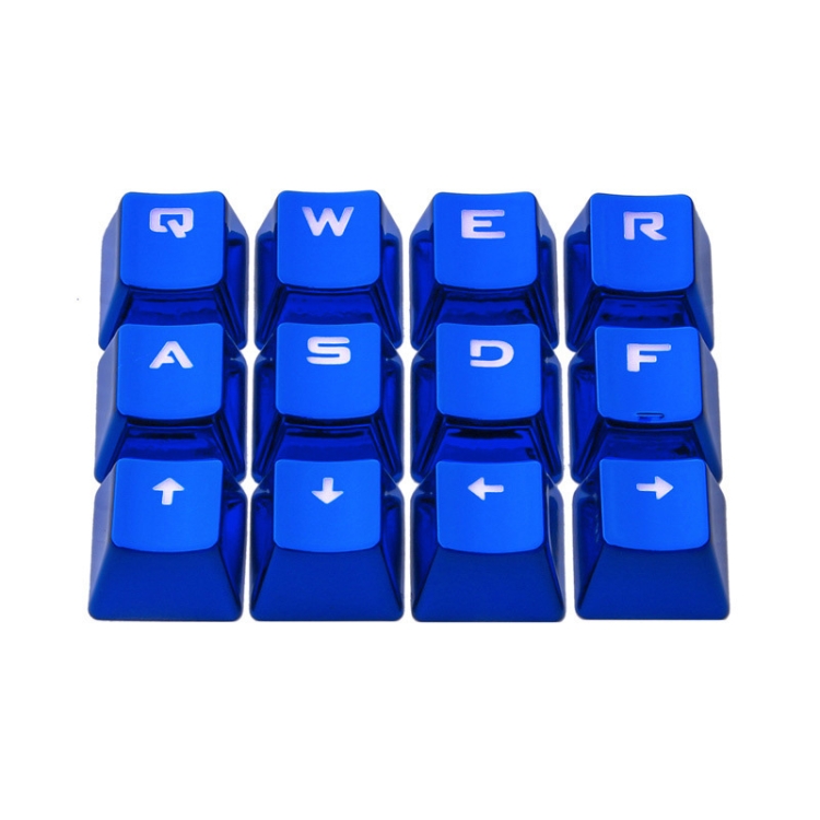 

Ajazz AK33 12 Keys Laptop Computer Mechanical Keyboard Translucent Keycap (Blue)