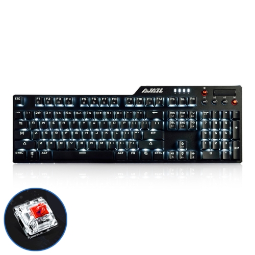 

Ajazz AK35I Multimedia Knob Gaming Backlight Alloy Machinery Keyboard (Blue Axis)