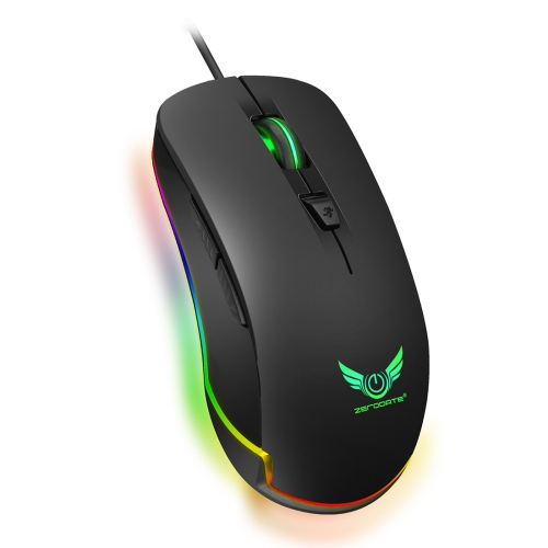 

ZERODATE S600 Wired Macros Define 6 Programmable Keys 4800 DPI Adjustable RGB Marquee Gaming Mouse