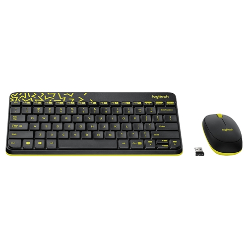 

Logitech MK240 Nano Wireless Keyboard and Mouse Set (Black)
